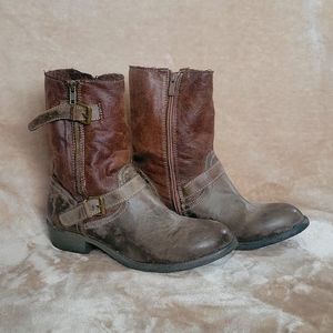 Wanted Brand leather boots